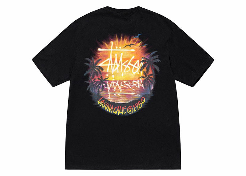 Tričko Stüssy Sunset Graphic T-Shirt Čierna | 1905062