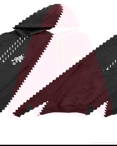 Mikina By Parra Crow logo hooded sweatshirt Vínová | 54326, 0