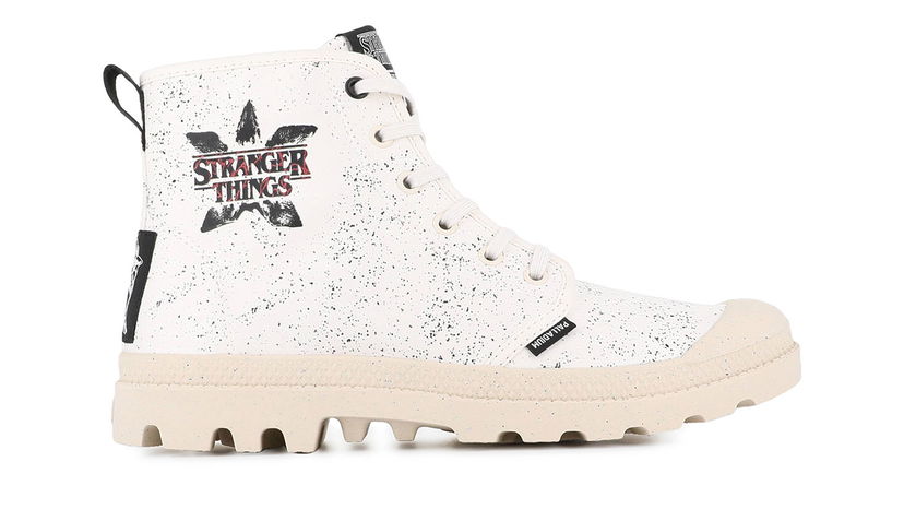 Tenisky a topánky Palladium Pampa Demodog Stranger Things High-Top Boot Biela | 74497-180-M