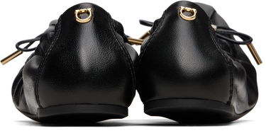Šaty FERRAGAMO Ferragamo Elasticated Ballerina Flats Čierna | 779656, 1