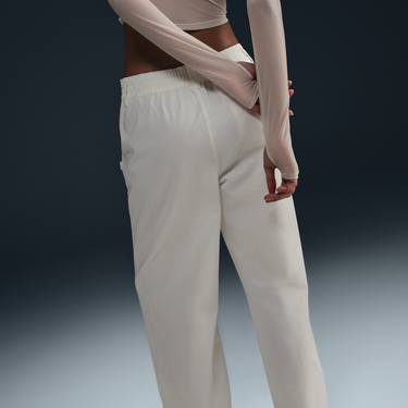 Nohavice Nike Mid-Rise Twill Pants, Sportswear Collection Biela | HF9430-133, 2