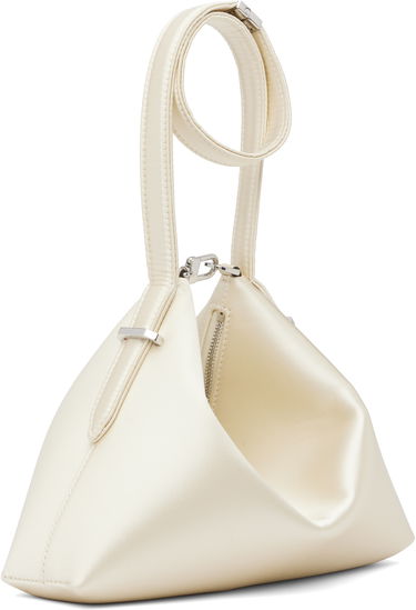 Kabelka TOTEME TOTEME Bevel Satin Wristlet Clutch Biela | 253-WAL0090-FB0227, 2