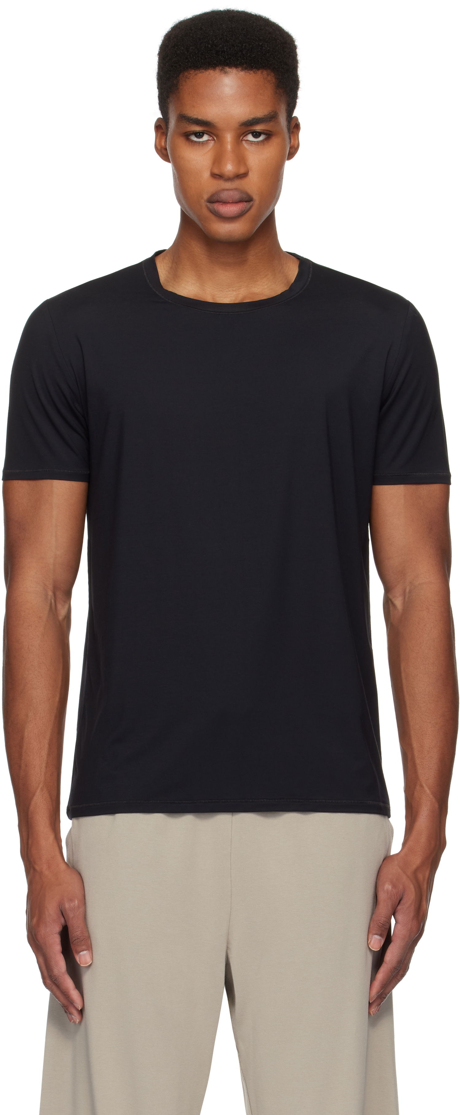 Tričko SKIMS SKIMS Stretch T-Shirt Čierna | TP-TSH-5631M, 0