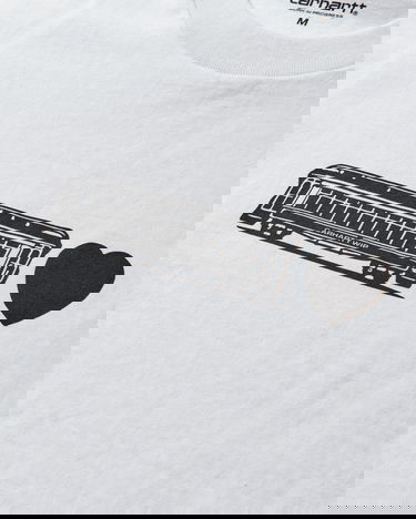 Tričko Carhartt WIP Deconstructed Label Train Car Heart Graphic T-Shirt Biela | I036008 02XX, 4