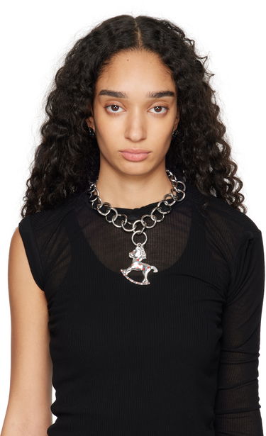 Náhrdelník Chopova Lowena Chopova Lowena Rockin' Horse Chain Necklace Metalická | 6529, 1