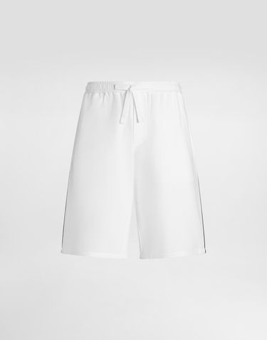 Šortky Dolce & Gabbana Dolce & Gabbana Cotton Piqué Shorts Biela | GV5MAZHU7UTW0800, 0
