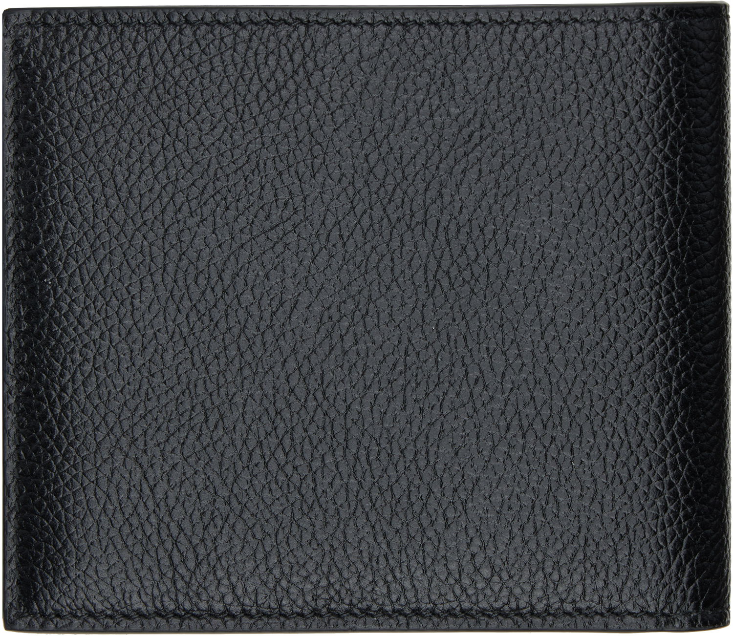 Peňaženka Balenciaga Embroidered Logo Leather Wallet Čierna | 5945492AA931000, 1