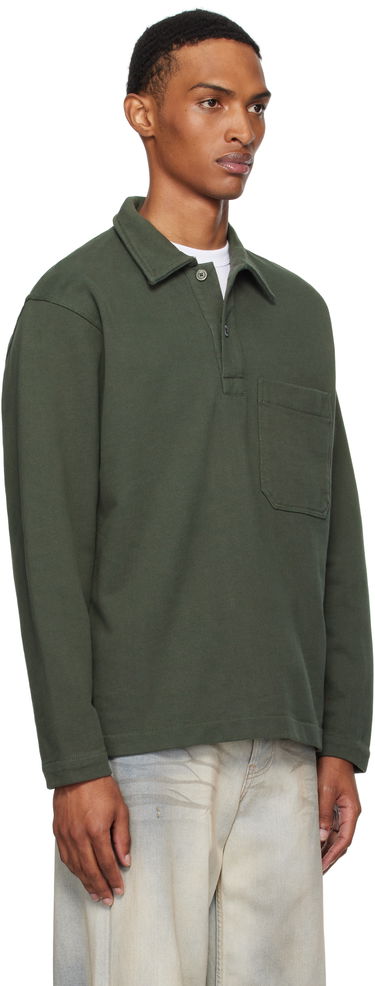 Polo tričko NORSE PROJECTS Norse Projects Fraser Relaxed Organic Loopback Long Sleeve Polo Béžová | N20-1377, 4