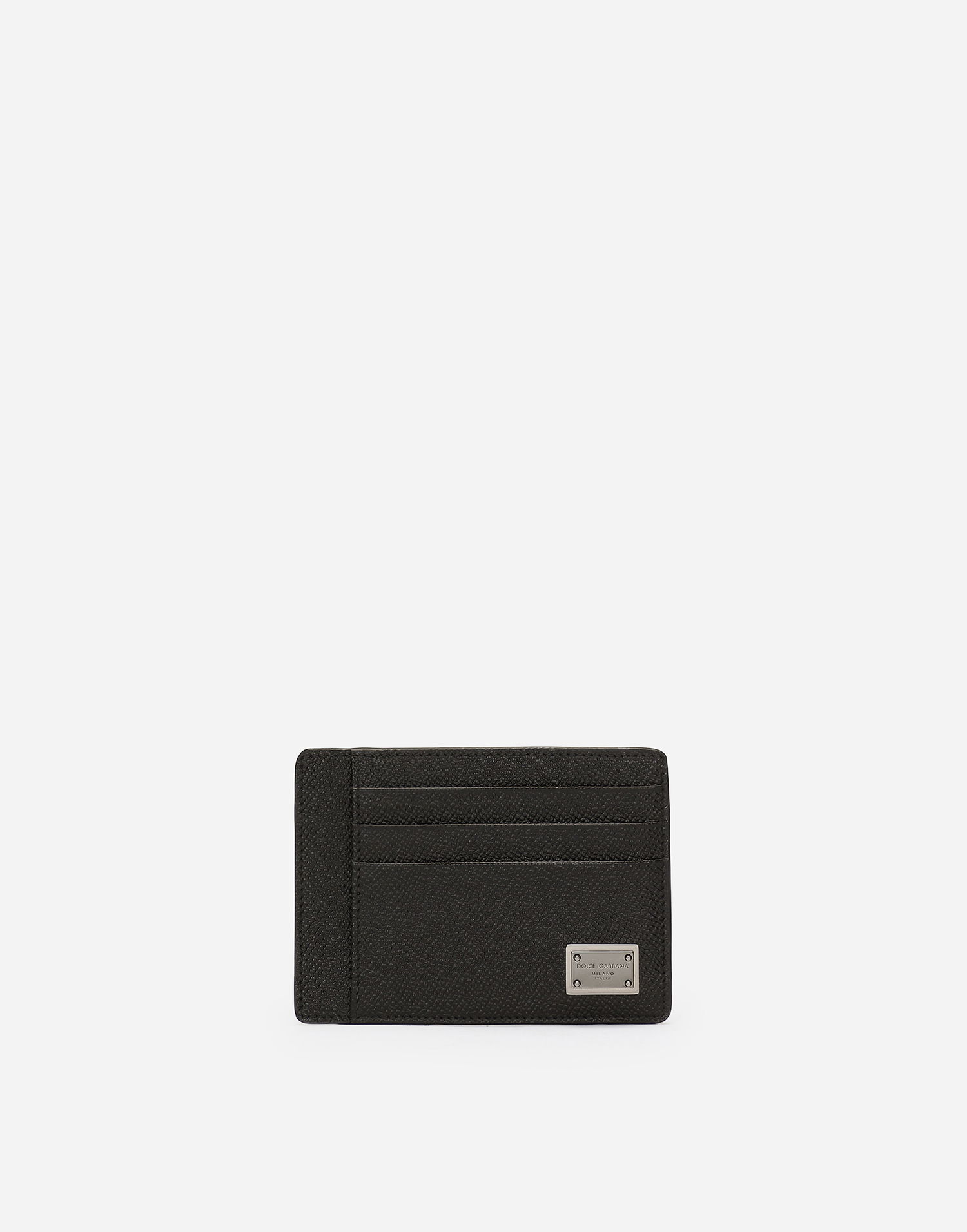 Peňaženka Dolce & Gabbana Calfskin Dauphine-print Card Holder Čierna | BP3325AG21980999, 0