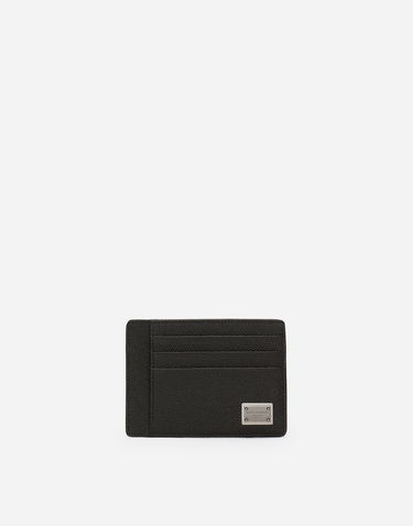 Peňaženka Dolce & Gabbana Calfskin Dauphine-print Card Holder Čierna | BP3325AG21980999, 0