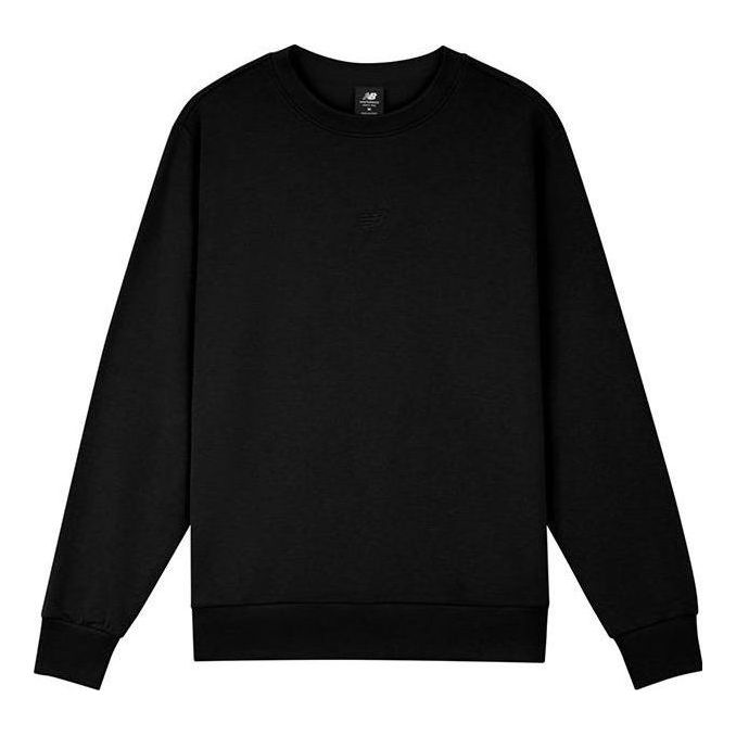 Sveter New Balance Pullover Sweatshirt Čierna | AMT33334-BK, 0