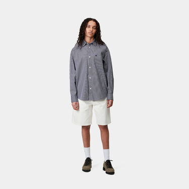 Košeľa Carhartt WIP Carhartt WIP Arvin Long Sleeve Striped Shirt Navy | I034560_2, 1