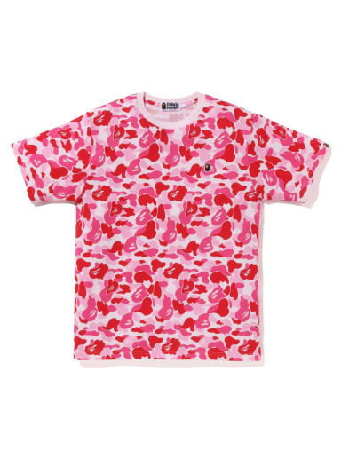 Tričko BAPE ABC Camo Ape Head One Point Tee Ružová | 1J30-109-015