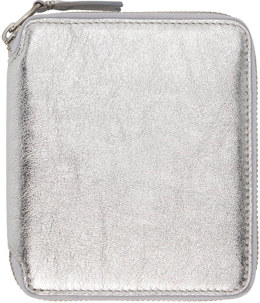 Silver Leather Wallet