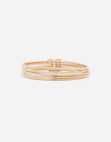 Náramok Dolce & Gabbana Rigid Multi-hoop Bangle With Logo Metalická | WBQ6M2W1111ZOO00, 2