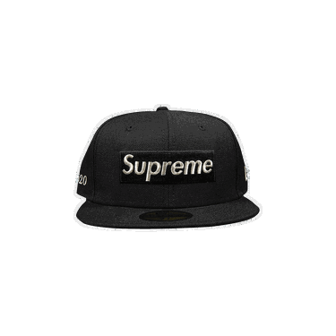 Šiltovka Supreme $1M Metallic Box Logo New Era Čierna | SS20H21 BLACK, 0