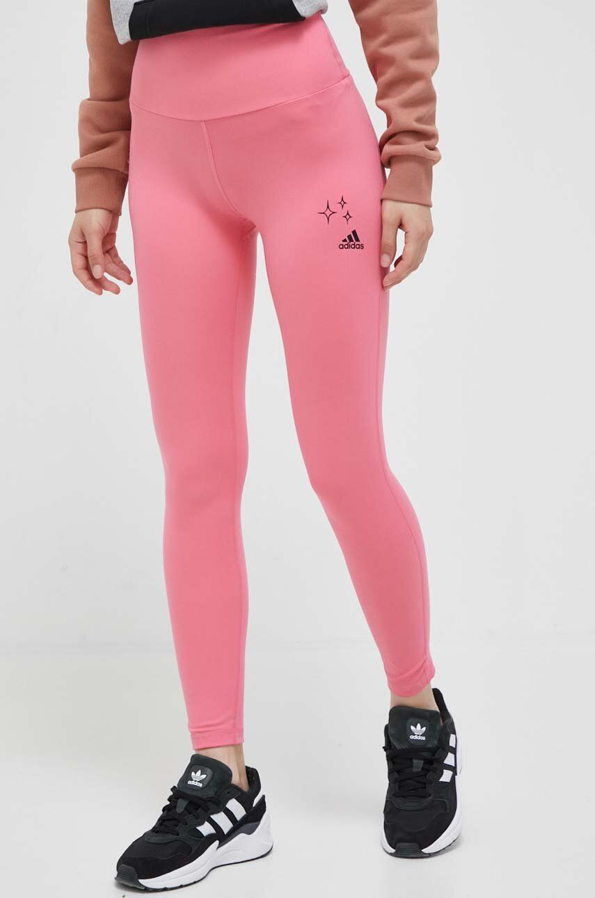 Legíny adidas Originals Sportswear Scribble Leggings Ružová | IJ8766, 0