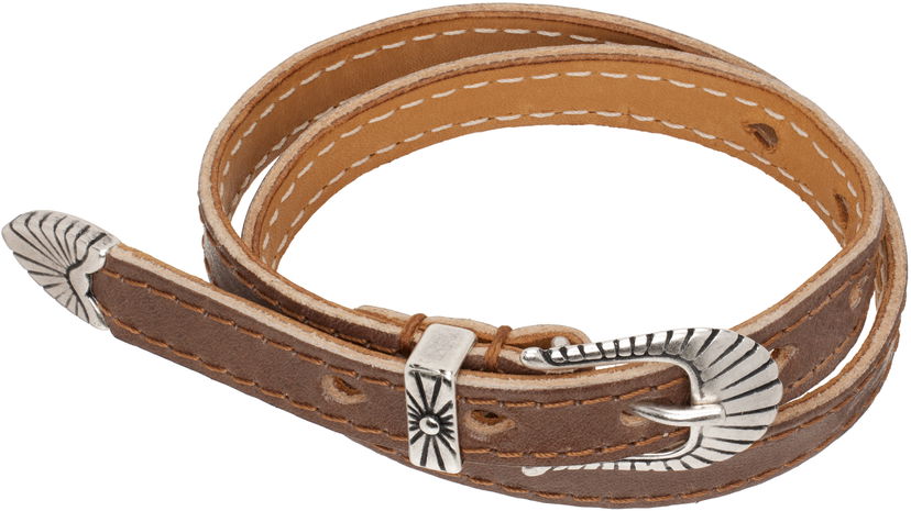 Náramok OUR LEGACY Cowboy Wrap Around Bracelet Hnedá | A4248CWD