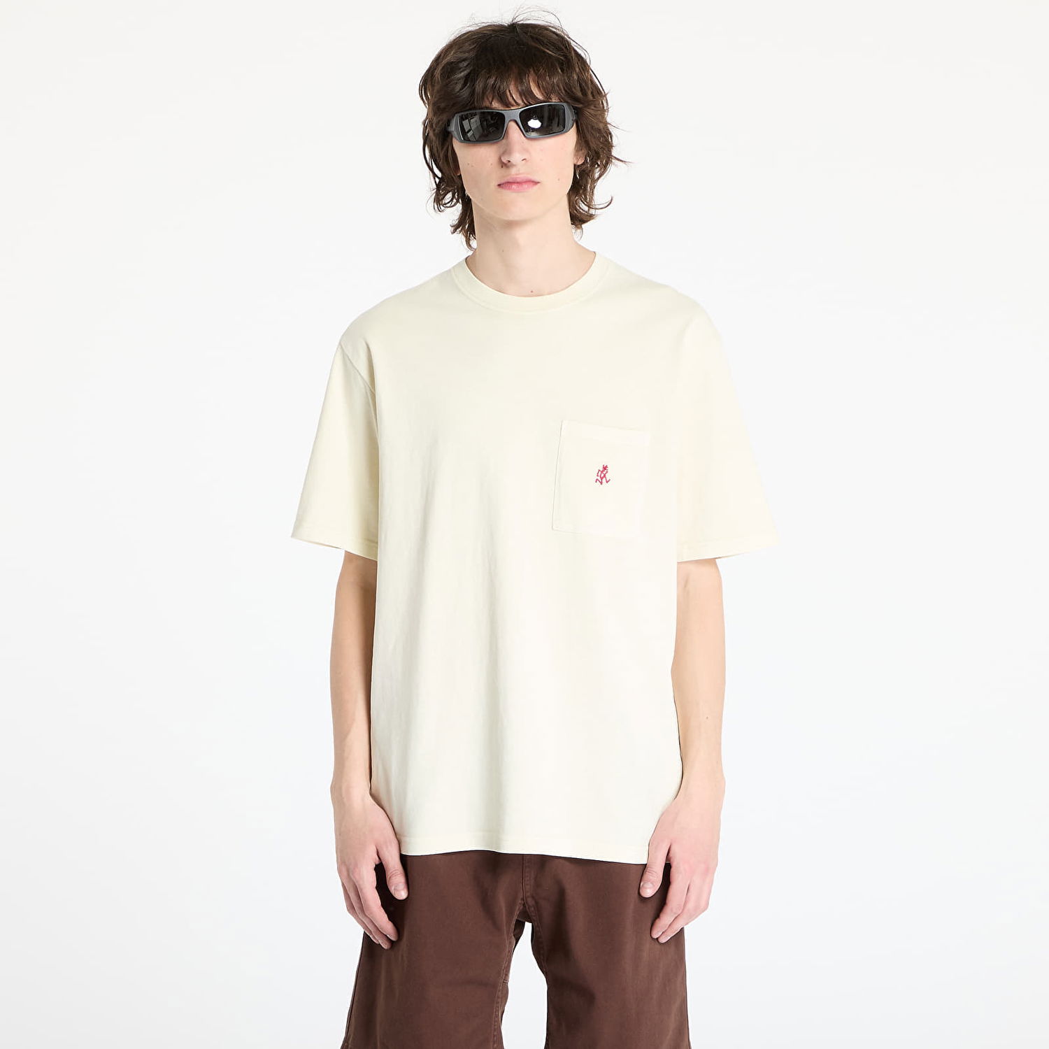 Tričko GRAMICCI Gramicci One Point Tee Béžová | G304-OGJ-PG NATURAL PIGMENT, 0