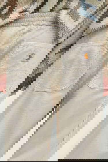 Nohavice Carhartt WIP Cotton Trousers Flint Pant Béžová | I029919.2LPGD, 3