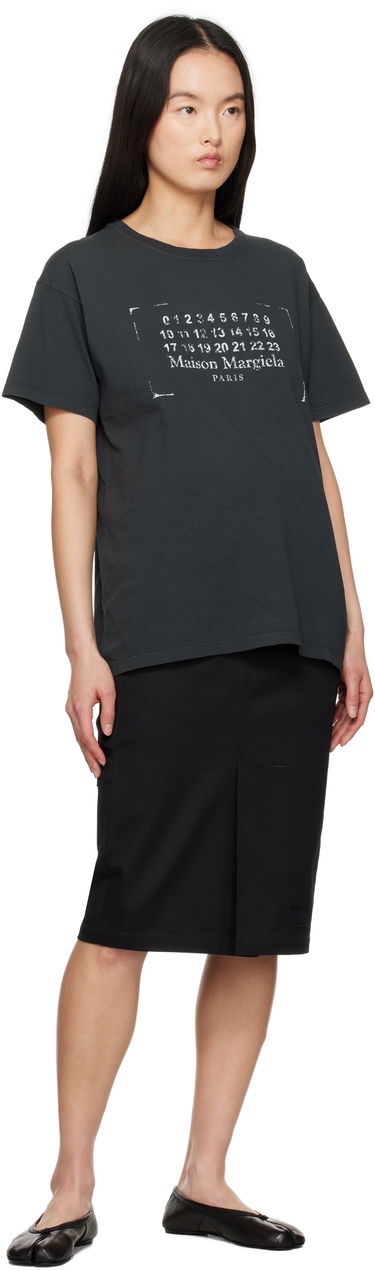 Tričko Maison Margiela Maison Margiela Stamp Logo T-Shirt Čierna | S51GC0534 S24575, 3