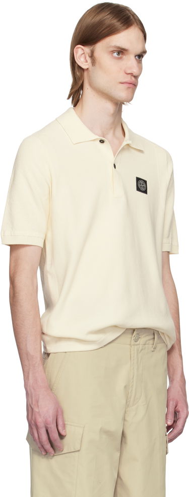 Polo tričko Stone Island Stone Island Soft Organic Cotton Micro Stitch Polo Biela | K1S15 5100033 S00B5, 1