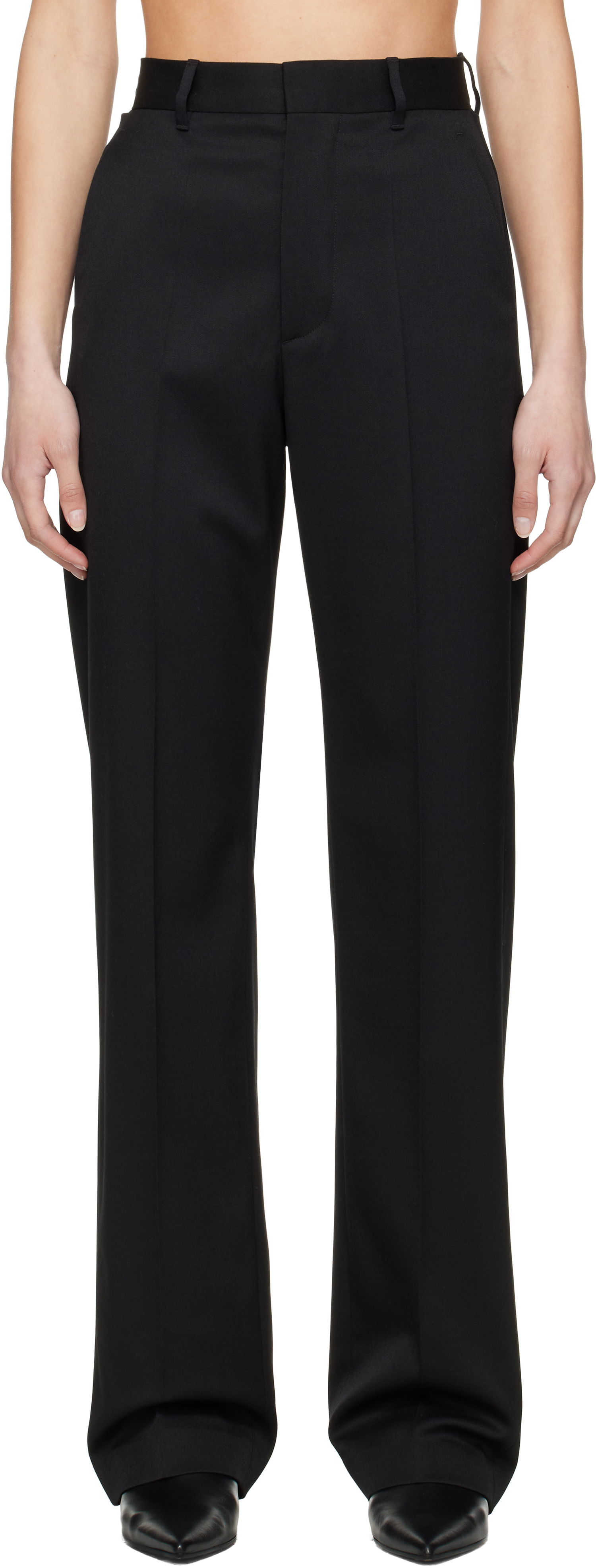 Nohavice Maison Margiela MM6 Maison Margiela Tailoring Wool Blend Trousers Čierna | S62KB0224 S47848, 0