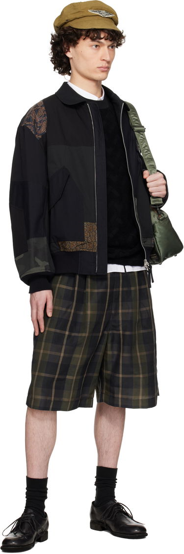 Bomber bunda Comme des Garçons CDG Homme Nylon Back Satin Mix Jacket Čierna | HO-J023-051, 3