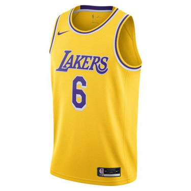 Dres Nike Lakers Icon Edition 2020 NBA Swingman Žltá | CW3669-738, 0