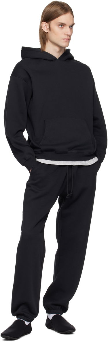 Mikina SKIMS SKIMS Fleece Lounge Relaxed Hoodie Čierna | PL-PLO-8461M-WASHED ONYX, 3