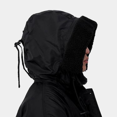 Parka Carhartt WIP Hooded Parka with Faux-Fur Lining Čierna | I033929_9, 4