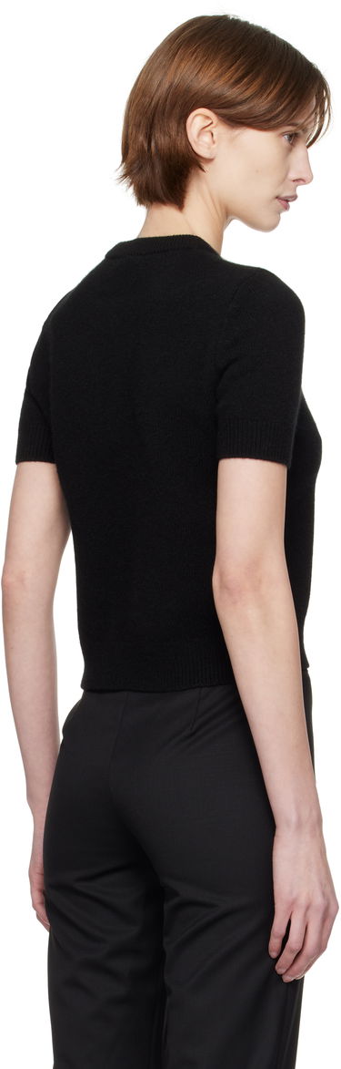 Sveter Diesel M-Argarin-Ss Short Sleeve Sweater Čierna | A17504 0KCAE, 2