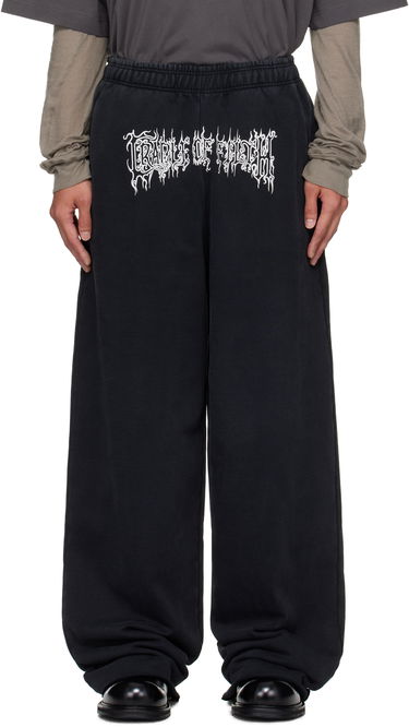 Tepláky VETEMENTS Vetements Cradle of Filth Baggy Sweatpants Čierna | UCF76SP100B, 0