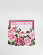 Dolce & Gabbana Rose-Print Silk Twill Scarf