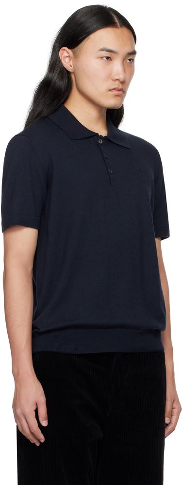 Polo tričko A.P.C. A.P.C. Grégoire Polo Shirt Navy | COHFS-H23303, 1