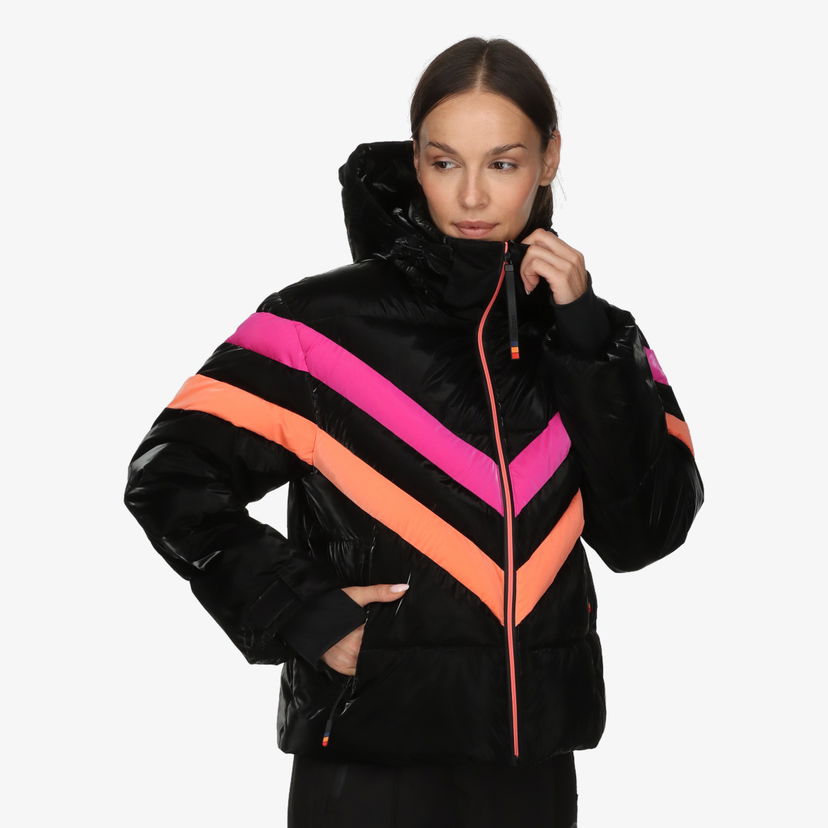 Prešívaná bunda Ellesse Milica Hooded Color Block Puffer Jacket Rôznofarebný | ELA253F501-01