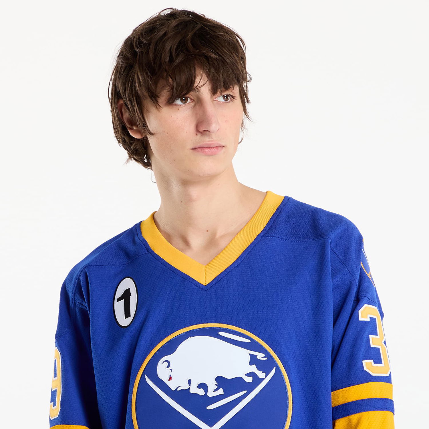 Dres Mitchell & Ness NHL Sabres 1995 Dominik Hasek Jersey Modrá | JY13181-BSAROYA, 1