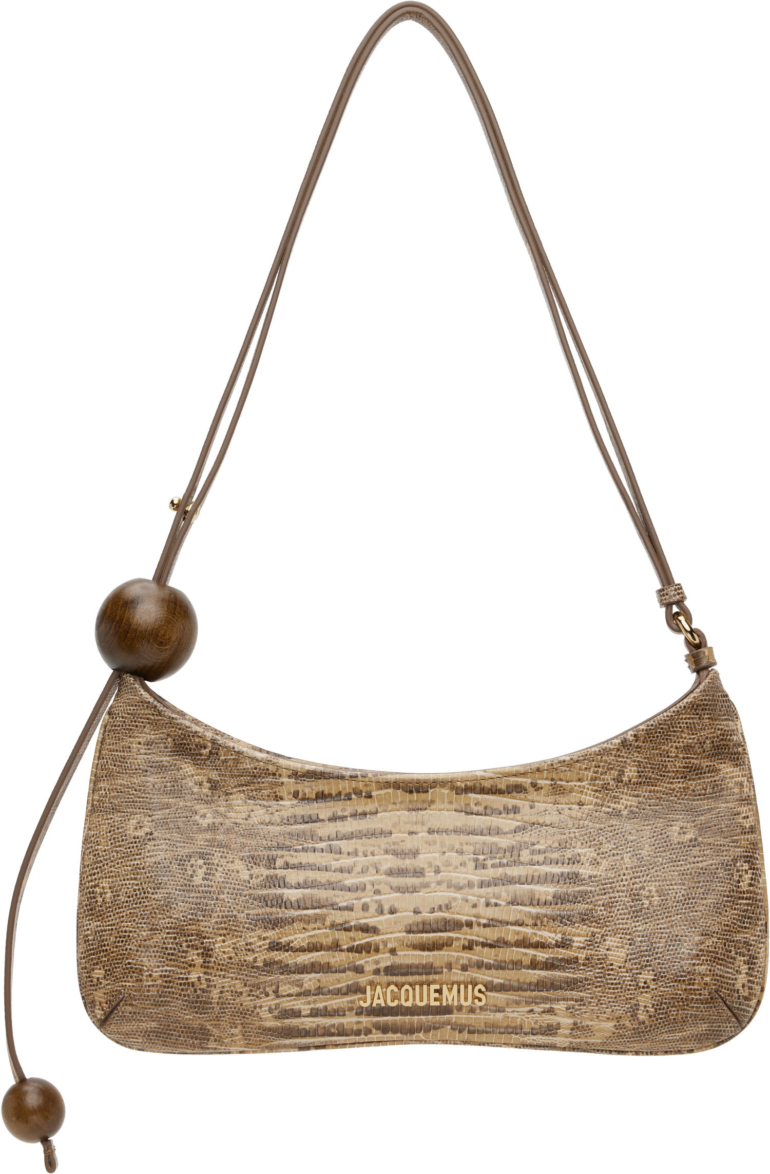 Taška cez rameno Jacquemus Jacquemus 'The Bisou Perle' Shoulder Bag Hnedá | 25E233BA057-3231, 0