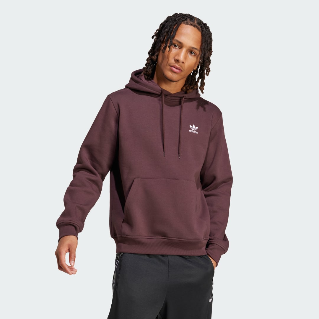 Mikina adidas Performance Trefoil Essentials Vínová | IY4922, 0