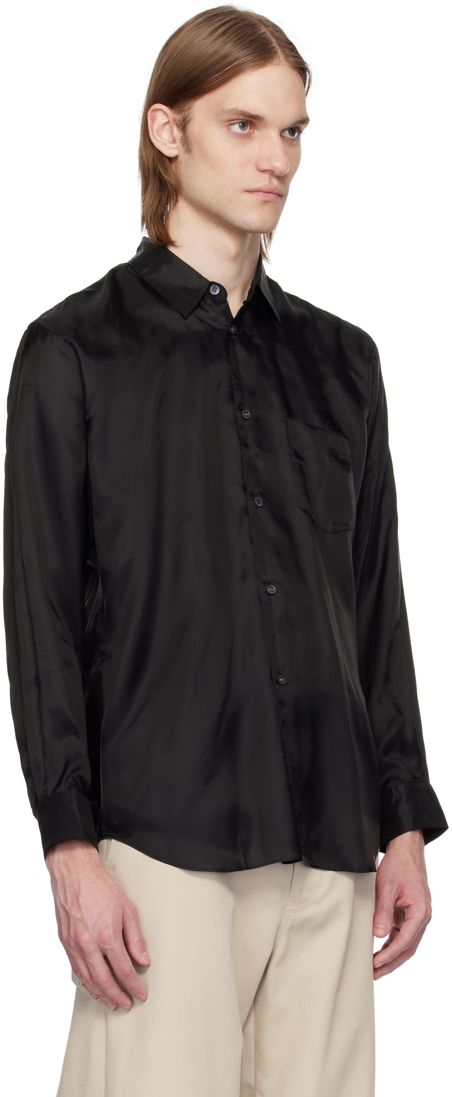 Košeľa Comme des Garçons Buttoned Shirt Čierna | FZ-B132-051, 1