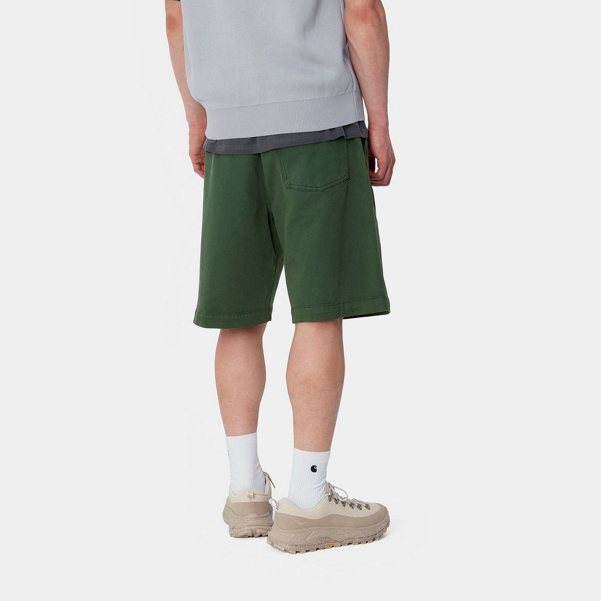 Šortky Carhartt WIP Garment Dyed Relaxed Fit Shorts Zelené | I033587_9, 1