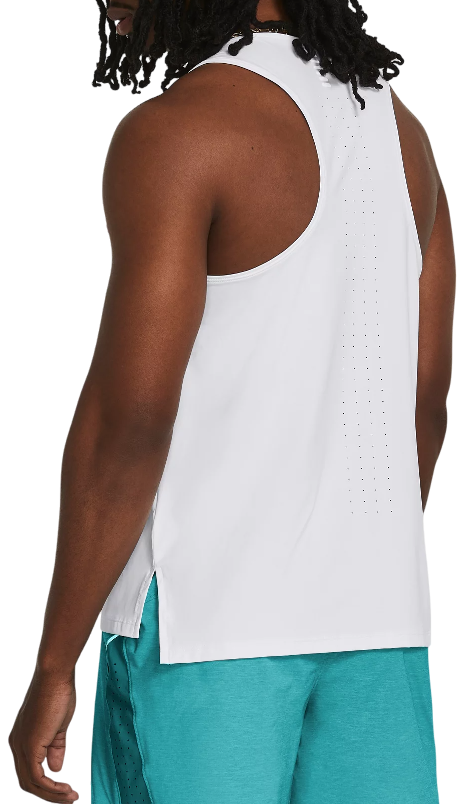 Tielko Under Armour Elite Performance Running Singlet Biela | 1382608-100, 1
