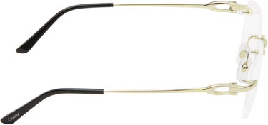 Slnečné okuliare Cartier Cartier Signature C Rectangular Metal Glasses Metalická | CT0521O-001, 3
