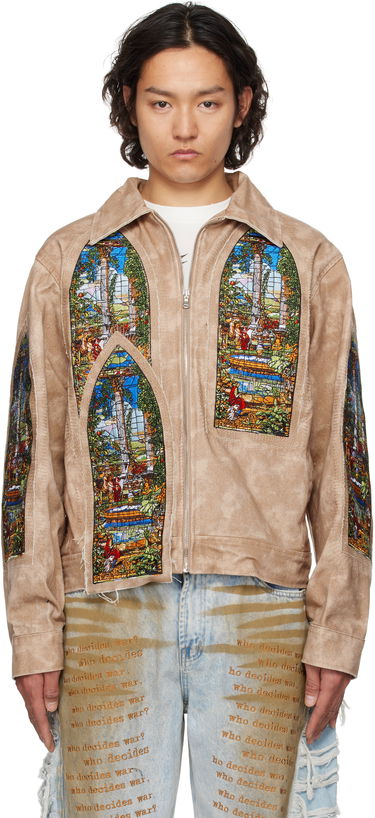 Bunda Who Decides War Who Decides War Eden Trucker Jacket Béžová | 1131260022SS25, 0