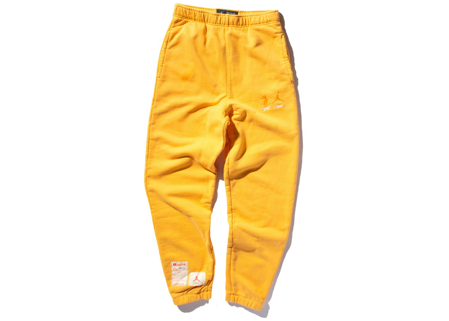 Tepláky Jordan Union x M J FLC Pant Žltá | DJ9527-771, 0