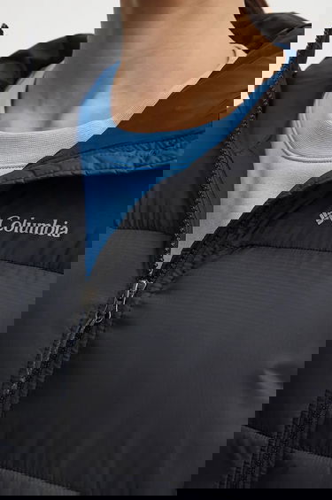 Prešívaná bunda Columbia Puffect Long Padded Hooded Jacket Čierna | 2088451, 4