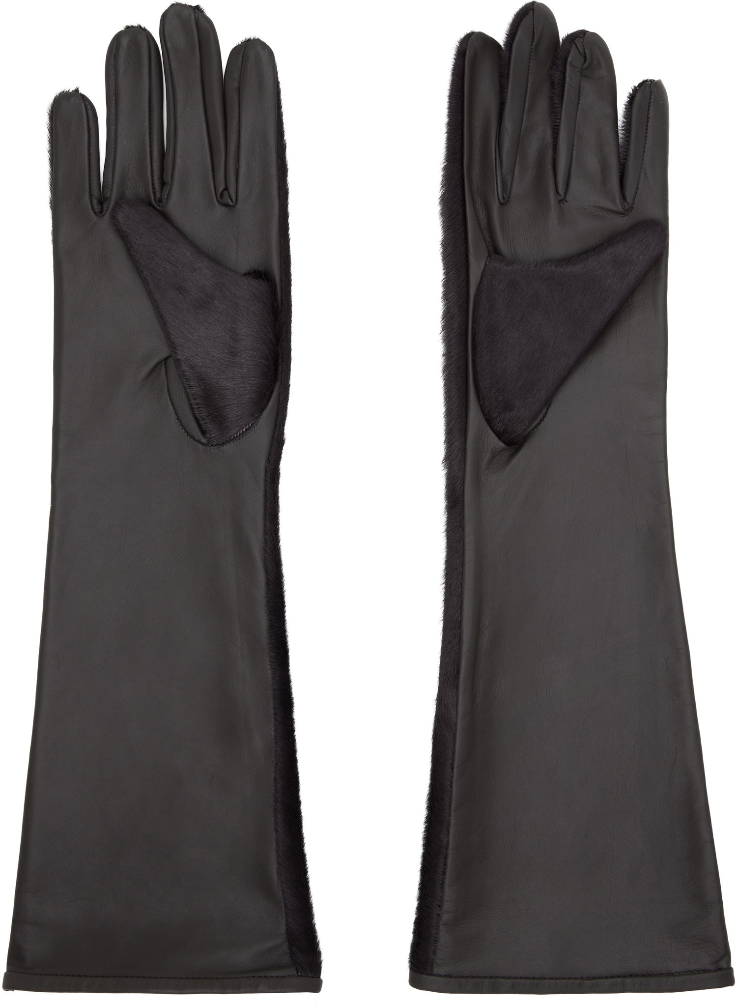 Rukavice Loulou de Saison Loulou de Saison Edna Calfskin Gloves Čierna | EDNA, 1