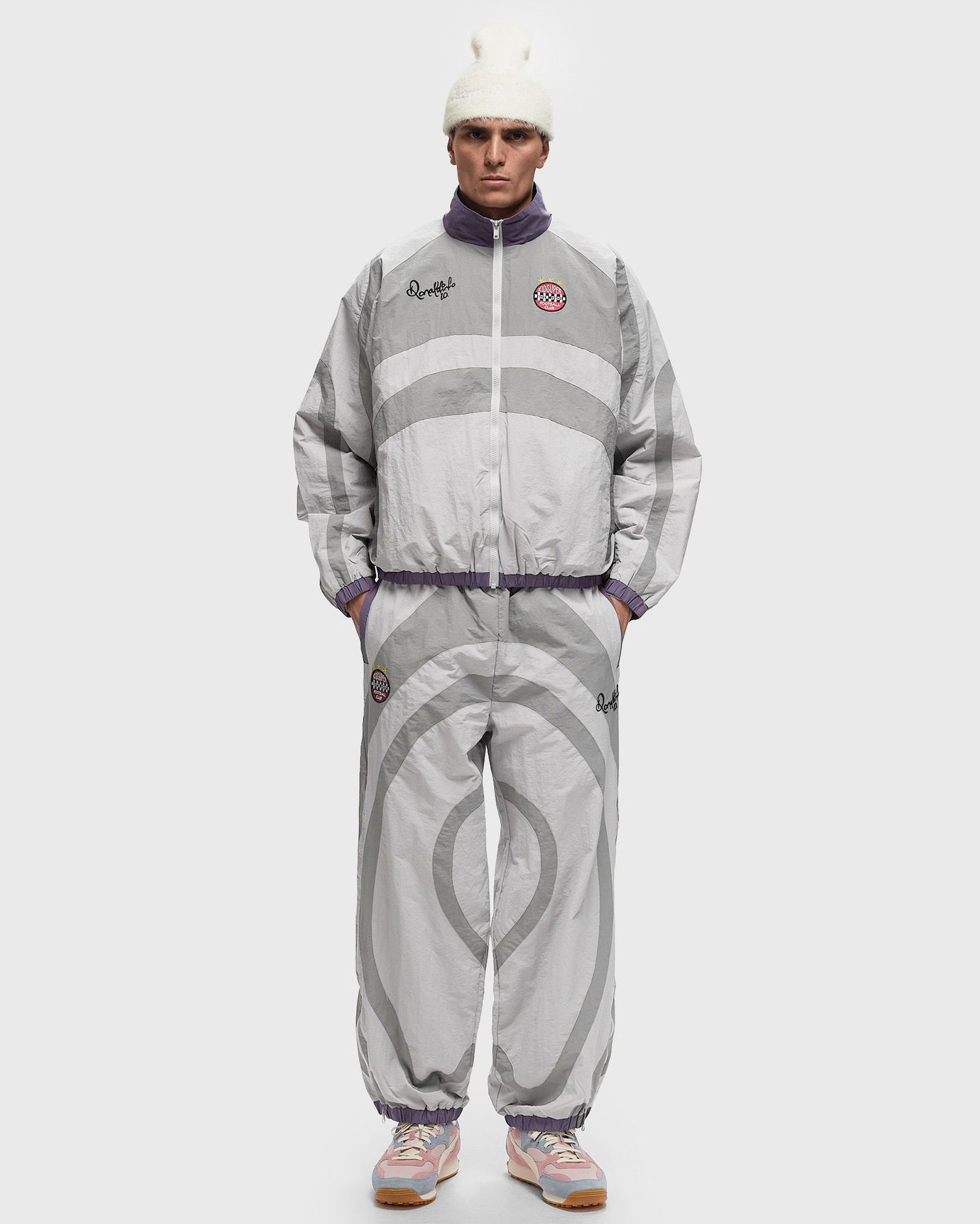 Tepláky KidSuper KidSuper Studios X Ronaldinho Track Pants - XL Šedá | AW24-PT-02, 1