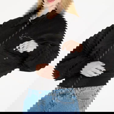 Bomber bunda Karl Kani Karl Kani Signature Faux Suede OS Bomber Jacket Čierna | PD00008855, 2