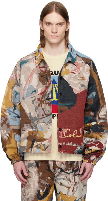 Bunda KidSuper KidSuper Jacquard Paintings Coach Jacket Rôznofarebný | SS25-OW-14, 0
